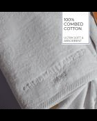 Serviette coton peigné LT Oasis sable - 2x(50x100 cm)