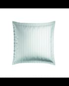 Set de 2 taies d'oreiller satin de coton rayure tissé dobby Jacquard blanc 01