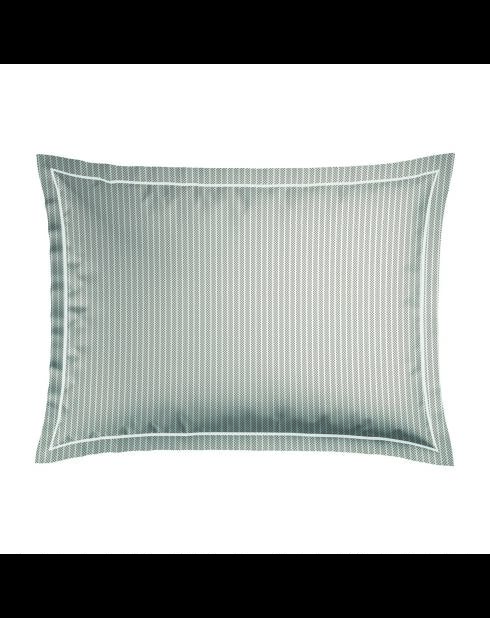 Set di 2 federe in cotone percalle Grenoble taupe - 2x (50x70 cm)