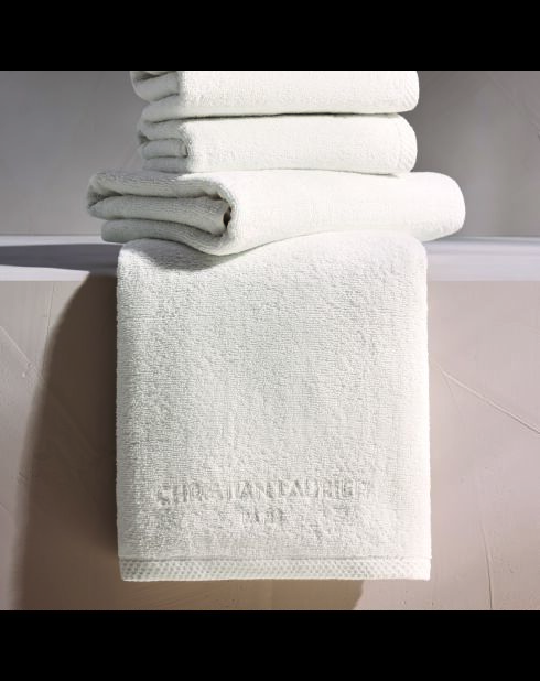 LT Oasis weißes Handtuch aus gekämmter Baumwolle und Badetuch — 2 x (50 x 100 cm) + 2 x (70 x 140 cm)