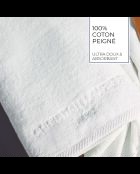 LT Oasis witte handdoek van gekamd katoen + badlaken - 2x (50x100 cm) + 2x (70x140 cm)