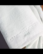 Serviette coton peigné LT Oasis blanche - 2x(50x100 cm)