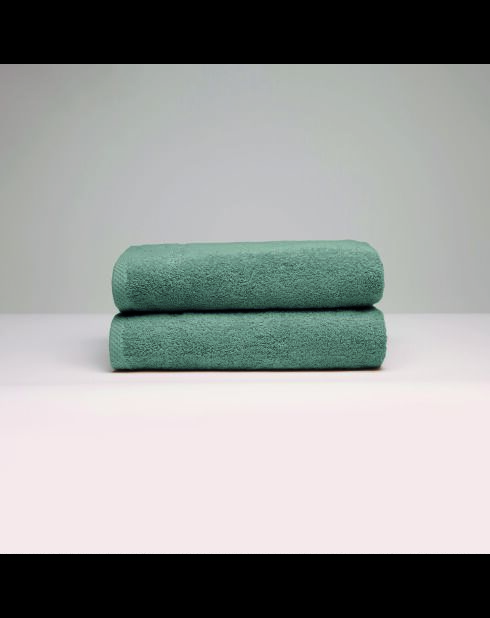 LT Oasis Handtuch aus gekämmter Baumwolle flaschengrün - 2x (50x100 cm)