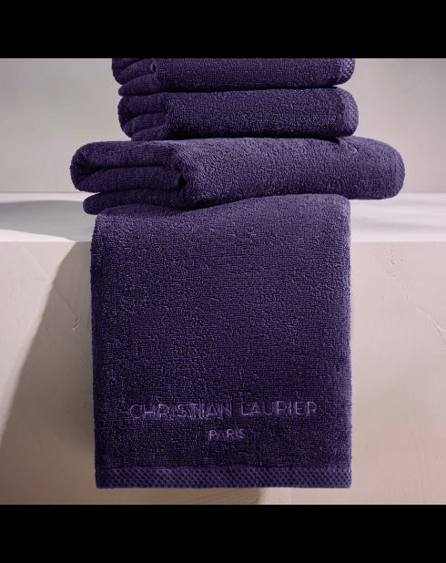 Asciugamano per ospiti in cotone pettinato viola LT Oasis - 4x (30x30 cm)