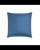 Set de 2 taies d'oreiller satin de coton rayure tissé dobby Jacquard bleu 06