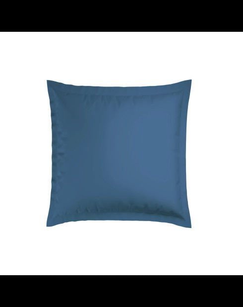 Set de 2 taies d'oreiller satin de coton rayure tissé dobby Jacquard bleu 06