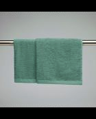 Asciugamani LT Oasis in cotone pettinato verde bottiglia - 2x (45x45 cm)