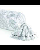 Taie de traversin satin de coton Élégance persane beige - 43x210 cm