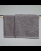Asciugamani in cotone pettinato marrone LT Oasis - 2x (45x45 cm)