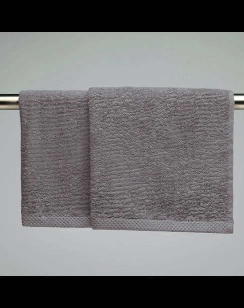 Asciugamani in cotone pettinato marrone LT Oasis - 2x (45x45 cm)