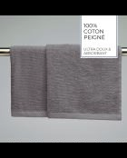 Asciugamani in cotone pettinato marrone LT Oasis - 2x (45x45 cm)