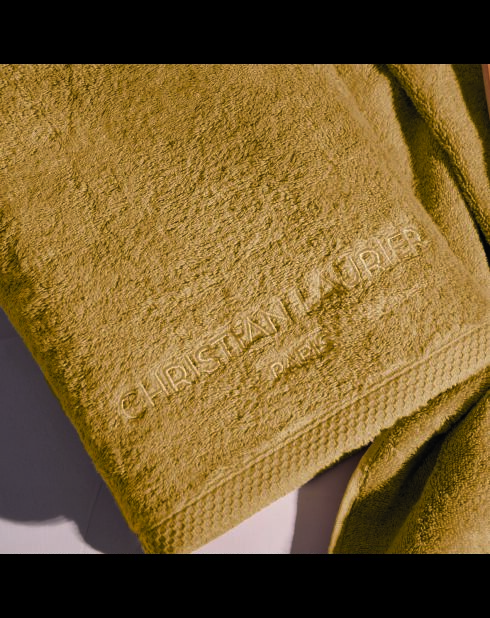 Asciugamano in cotone pettinato LT Oasis giallo senape - 2x (50x100 cm)