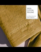 Asciugamano in cotone pettinato LT Oasis giallo senape - 2x (50x100 cm)