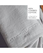 Gant de toilette coton peigné LT Oasis sable - 6x(15x21 cm)