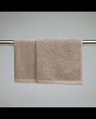 Asciugamani in cotone pettinato LT Oasis taupe - 2x (45x45 cm)