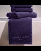 Telo da bagno LT Oasis in cotone pettinato malva - 100x150 cm