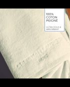 Drap de bain coton peigné LT Oasis ivoire - 100x150 cm