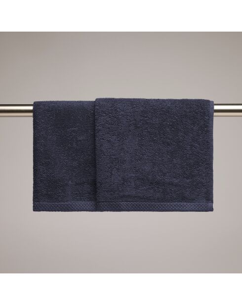 Toallas de mano LT Oasis de algodón peinado azul oscuro, 2 unidades (45 x 45 cm)