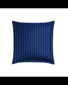 Set de 2 taies d'oreiller satin de coton rayure tissé dobby Jacquard bleu 11