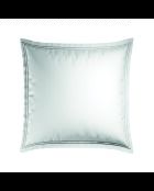Set de 2 taies d'oreiller satin de coton Biarritz gris/blanc