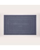 Alfombra de baño de algodón diseño 19 azul gris - 60x100 cm