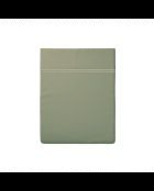Drap plat satin de coton Biarritz taupe - 240x300 cm