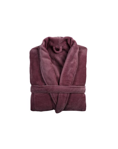 Robe de chambre polyester  bordeaux