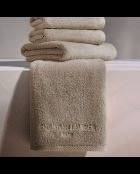 Serviette coton peigné LT Oasis taupe - 2x(50x100 cm)