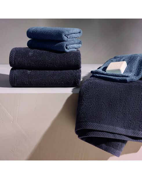 Gant de toilette coton peigné LT Oasis gris foncé - 6x(15x21 cm)