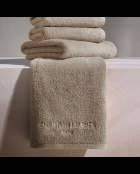 Drap de bain coton peigné LT Oasis taupe - 2x(70x140 cm)