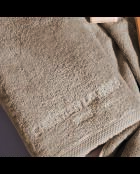 Drap de bain coton peigné LT Oasis taupe - 2x(70x140 cm)