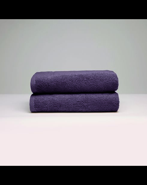 Telo da bagno LT Oasis in cotone pettinato malva - 2x (70x140 cm)