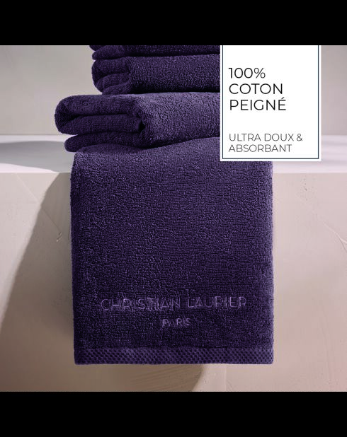 Telo da bagno LT Oasis in cotone pettinato malva - 2x (70x140 cm)