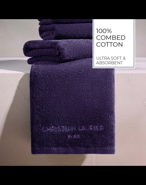 Telo da bagno LT Oasis in cotone pettinato malva - 2x (70x140 cm)