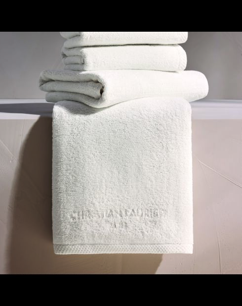 Serviette d'invité coton peigné LT Oasis blanche - 4x(30x30 cm)