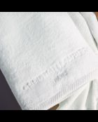 Serviette d'invité coton peigné LT Oasis blanche - 4x(30x30 cm)