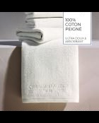 Serviette d'invité coton peigné LT Oasis blanche - 4x(30x30 cm)