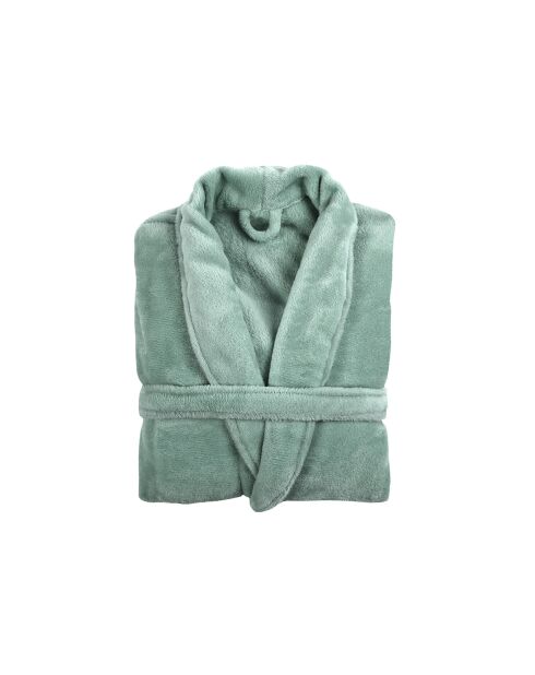 Robe de chambre polyester  verte