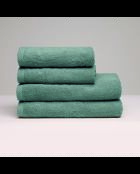 LT Oasis flaschengrünes Handtuch aus gekämmter Baumwolle mit Badetuch — 2 x (50 x 100 cm) + 2 x (70 x 140 cm)