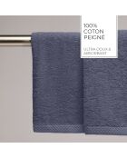 Asciugamani in cotone pettinato LT Oasis blu grigio - 2x (45x45 cm)