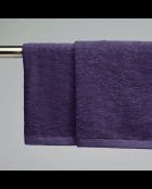 Asciugamani in cotone pettinato viola LT Oasis - 2x (45x45 cm)