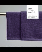 Asciugamani in cotone pettinato viola LT Oasis - 2x (45x45 cm)