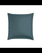 Set de 2 taies d'oreiller satin de coton rayure tissé dobby Jacquard gris 02