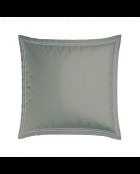 Set de 2 taies d'oreiller satin de coton Biarritz taupe