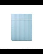 Drap plat coton percale Grenoble bleu clair - 240x300 cm