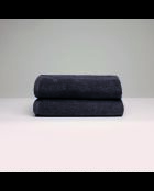 Asciugamano da bagno in cotone pettinato LT Oasis grigio scuro - 2x (70x140 cm)