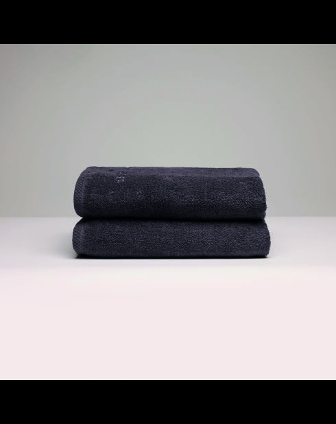 Asciugamano da bagno in cotone pettinato LT Oasis grigio scuro - 2x (70x140 cm)