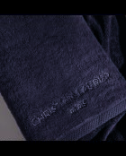 Drap de bain coton peigné LT Oasis gris foncé - 100x150 cm