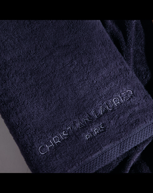 Drap de bain coton peigné LT Oasis gris foncé - 100x150 cm