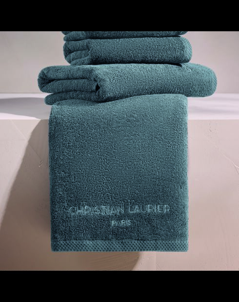 Toalla de baño LT Oasis de algodón peinado azul prusiano, 2 unidades (70 x 140 cm)